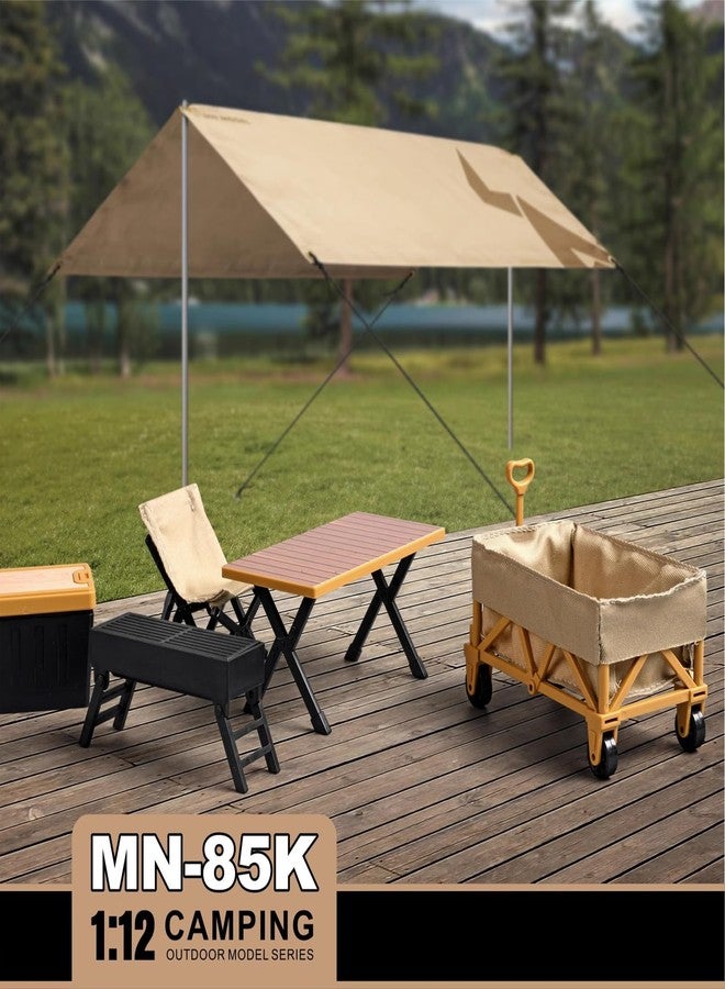 SVERTIBO 1:12 Outdoor Camping Set for RC Car DIY Modification Scene Decoration, 13Pcs Mini Figures for RC Vehicles Crawler Trucks Accessories - Image 3